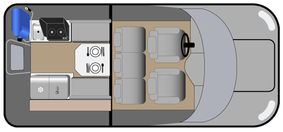 Truck Camper Scout, , floor-plans-day image number 0